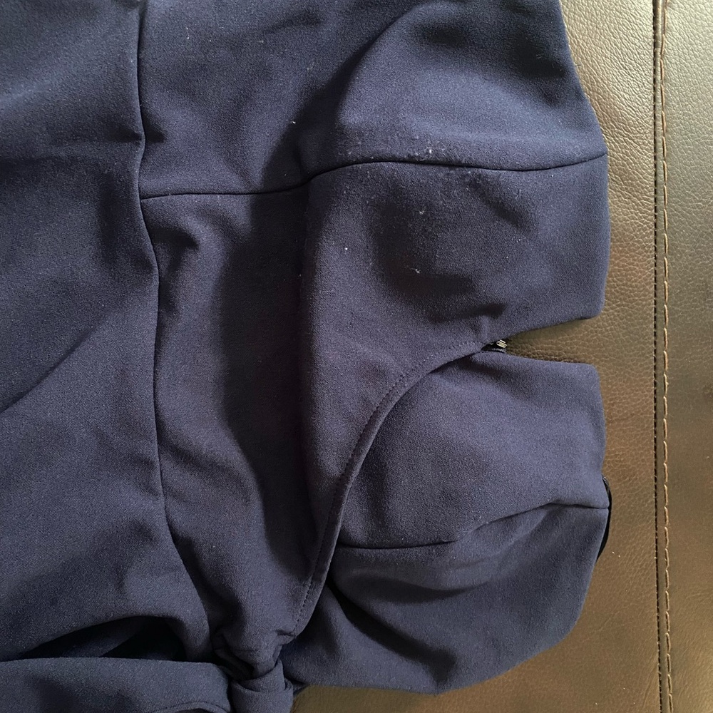 Francesca's Navy Strapless Dress